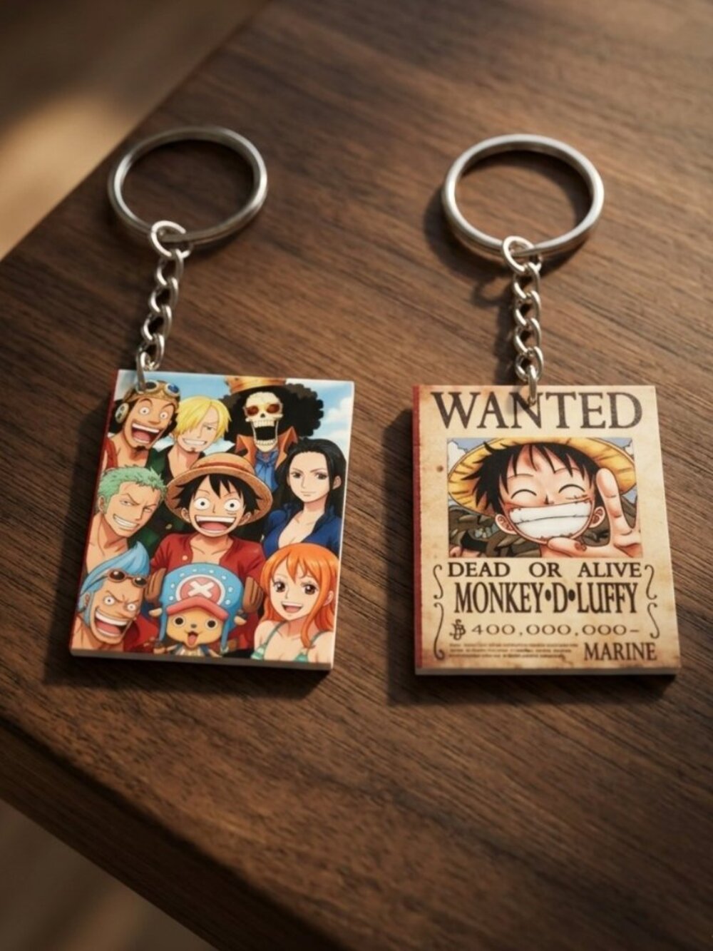 One Piece Cute Keychain Charm – Stylish Bag & Key Accessories